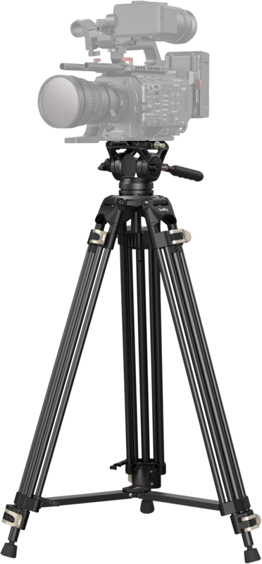 SMALLRIG 3751 Video Tripod Heavy-Duty with Fluid Head AD-01