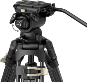 SMALLRIG 4686 Heavy-Duty Fluid Head Video Tripod Kit AD-01S