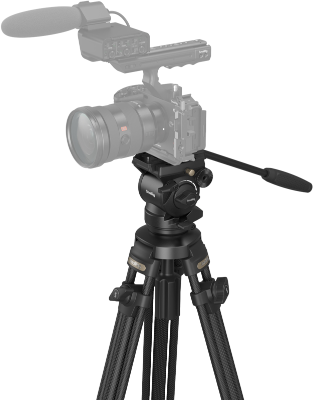 SMALLRIG 4685 Lightweight Video Carbon Fiber Tripod Kit AD-50