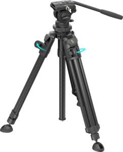 SMALLRIG 4420 Lightweight Video Carbon Fiber Tripod Kit AD-50 Pro