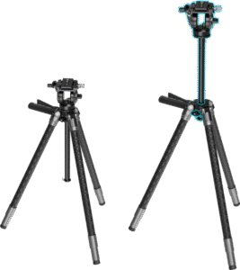 SMALLRIG 5305 x Potato Jet TRIBEX SE Hydraulic Tripod