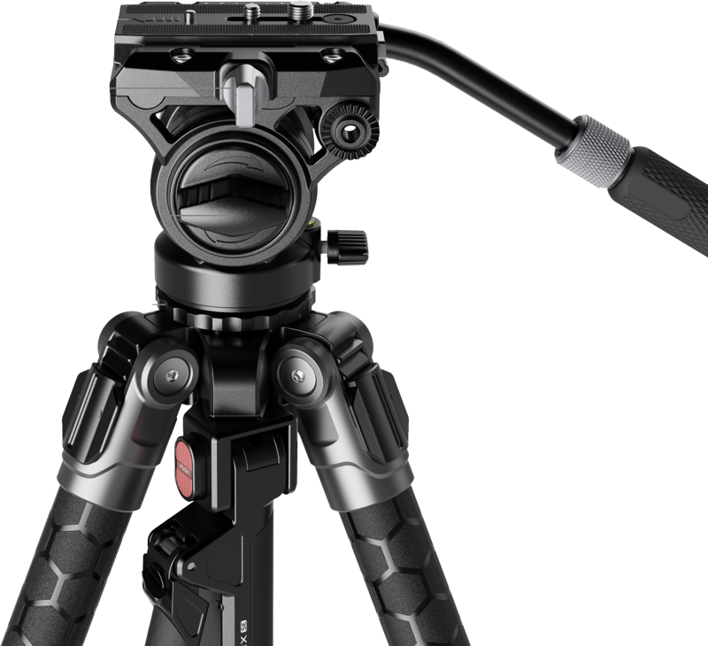 SMALLRIG 5305 x Potato Jet TRIBEX SE Hydraulic Tripod