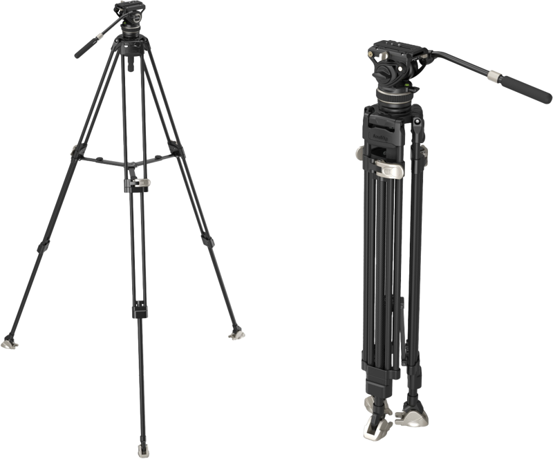 SMALLRIG 3989 Heavy-Duty Carbon Fiber Video Tripod Kit FreeBlazer AD-100