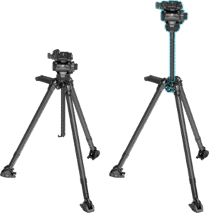 SMALLRIG 4259 x Potato Jet TRIBEX Hydraulic Carbon Fiber Tripod Kit