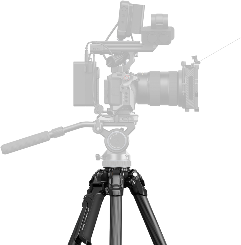 SMALLRIG 4858 x Potato Jet TRIBEX Hydraulic Carbon Fiber Tripod