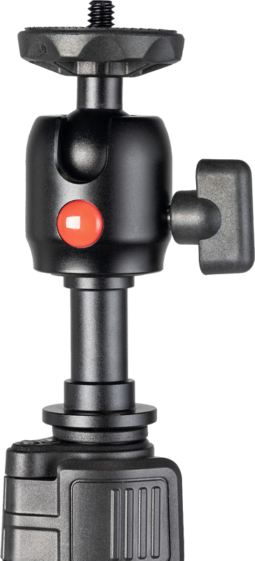 with anti-corrosion metal 1/4" threaded adapter and compatible with various COB lights