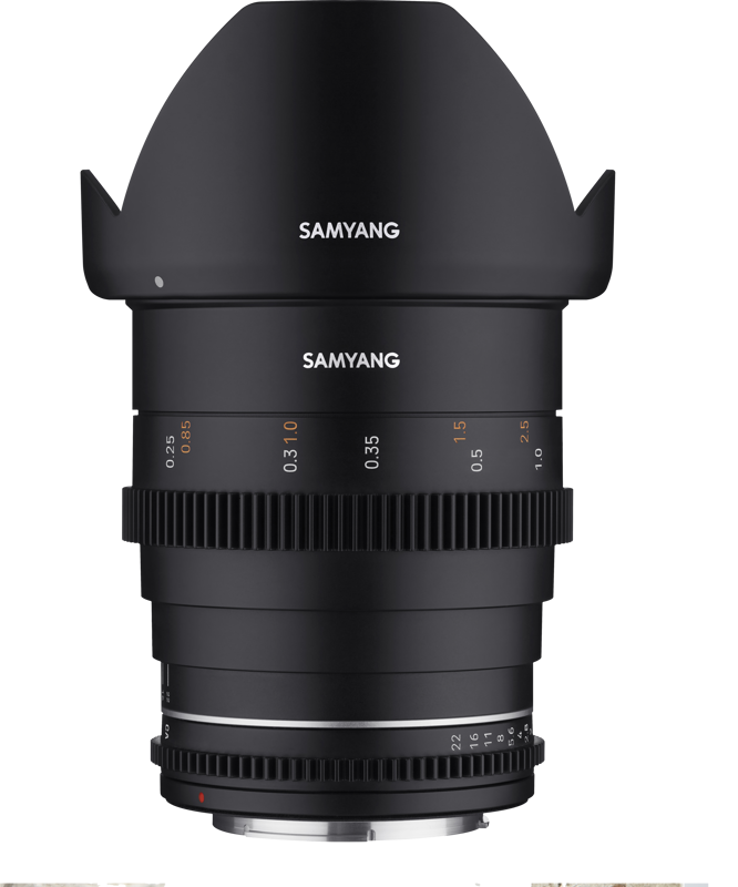 a versatile lens saves time and budget. The Samyang VDSLR MK2 series has fast apertures across all models in the series