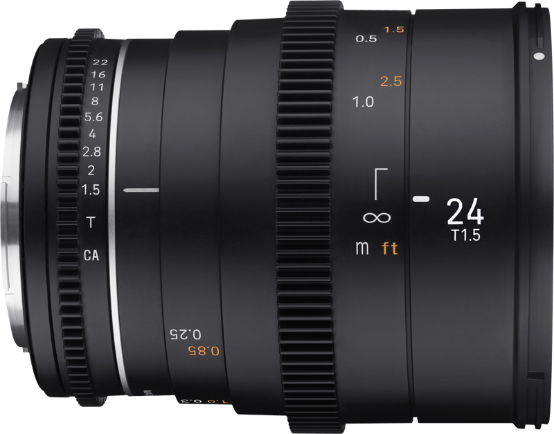SAMYANG 24mm T1.5 VDSLR MK2 MFT