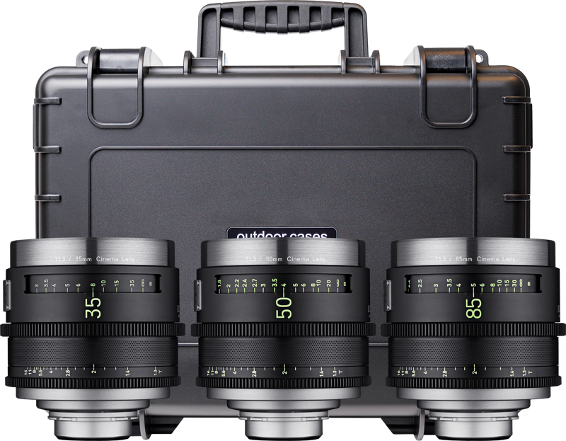 XEEN Meister KIT 35/50/85 Canon EF with hardcase