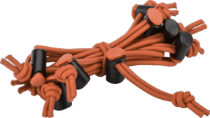 adjustable elastic bands. The package contains ten short (6"/16cm) and two long (7.5"/19cm) cable wraps which you can use to secure cables.