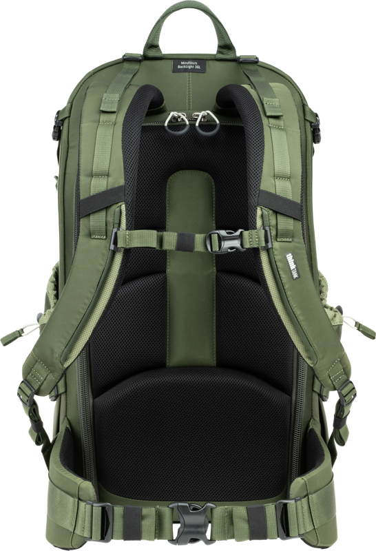 including separate dedicated compartments for a 10" tablet and 16" MacBook Pro.