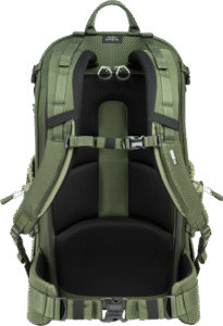 including separate dedicated compartments for a 10" tablet and 16" MacBook Pro.