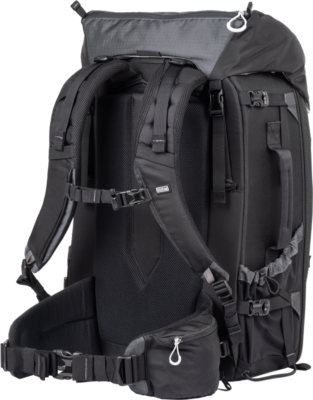 11-point adjustable torso harness fits most men and women. The packs also offer ballistic nylon bottom panels for durability