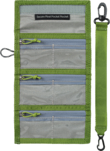 THINK TANK Secure Pocket Rocket (Wallet with Strap: holds 9 SD/CFexpress/Micro) Highland Green