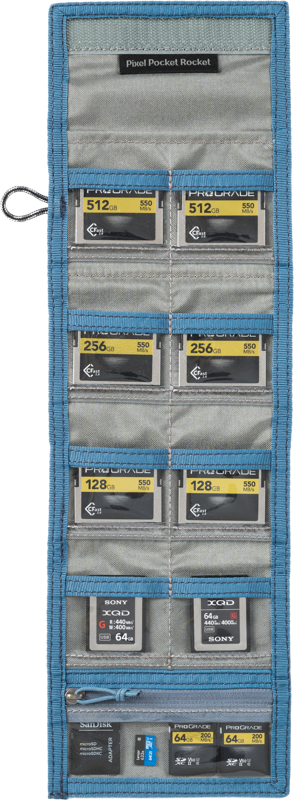 THINK TANK Pixel Pocket Rocket (Holds 10 CF/CFexpress) Marine Blue