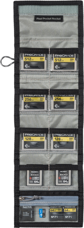 THINK TANK Pixel Pocket Rocket (Holds 10 CF/CFexpress) Slate Black