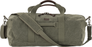 this classic canvas duffel is sized and appointed for the modern traveler. Durable and soft