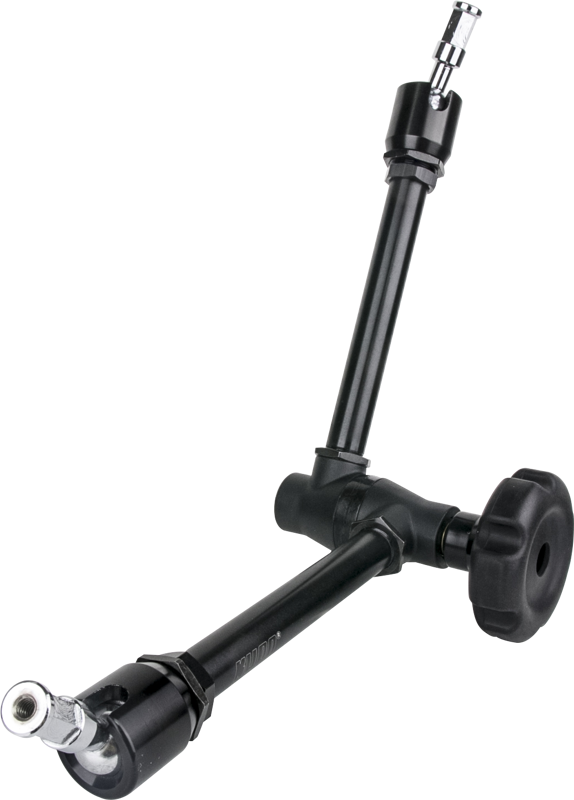 The Max Arm is an adjustable arm that allows you to position a camera lighting fixture or accessory in any position within seconds!