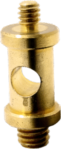 KUPO KS-014R Round Stud with 3/8" -16 Male and 1/4-20 Male