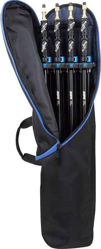 000 D Cordura Nylon with a moderately padded interior