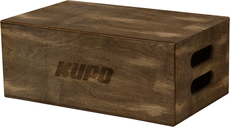 KUPO KAB-048BST Apple Box Set - Brown Stained Half & Full Apple Box set