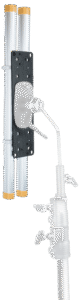 KUPO KCP-402 Twist-Lock Mounting Plate For Dual Fluorescent T12 Lamps