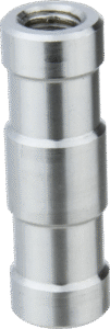 KUPO KS-186 Stainless Steel Round Baby Stud 3/8"-16F & 3/8"-16F