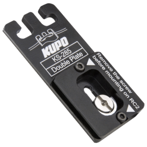KUPO KS-285 Double Plate( Quick Release Plate For Arca-Swiss & Rc2 )
