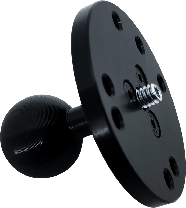 KUPO KS-427 Round Plate Ball Head For Drill w/ Holes  1/4"-20 Male Threaded