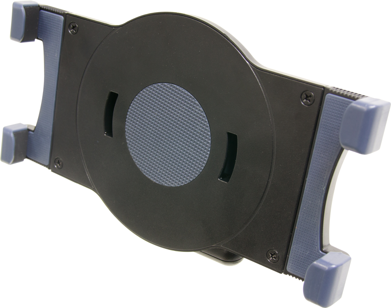 Kupo Padmate is constructed by sturdy and durable plastic with a length-adjusted holder allowing you to attach an iPad (or 7” to 10” tablet) quickly and securely without damaging it.