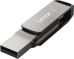 LEXAR JumpDrive Dual Drive D400 Type-C/Type-C & Type-A, up to 130MB/s read (USB 3.1) 64GB