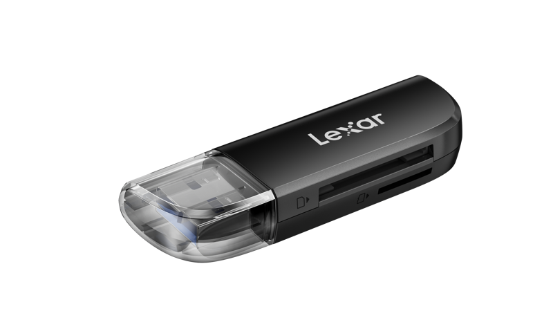 this one reader can handle both card types with quickly offload images with transfer speeds up to 104MB/s.1