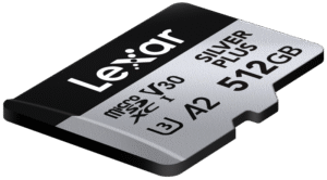 LEXAR microSDXC Silver Plus 1066x UHS-I/U3/A2/4K R205/W150 (V30) 512GB