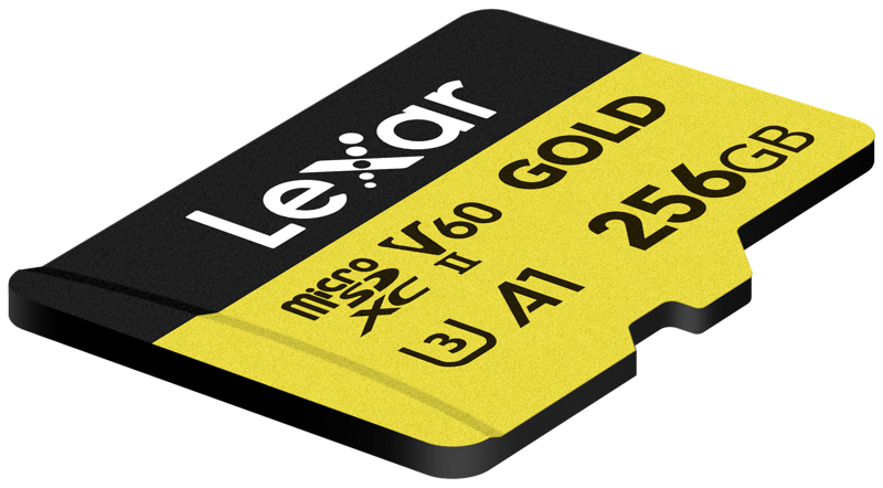 LEXAR microSDXC GOLD UHS-II/C10/A1/U3 R280/W180 (V60) 256GB