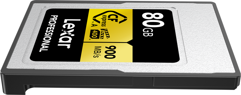 LEXAR CFexpress Pro Gold, VPG400, R900/W800 (Type A) 80GB
