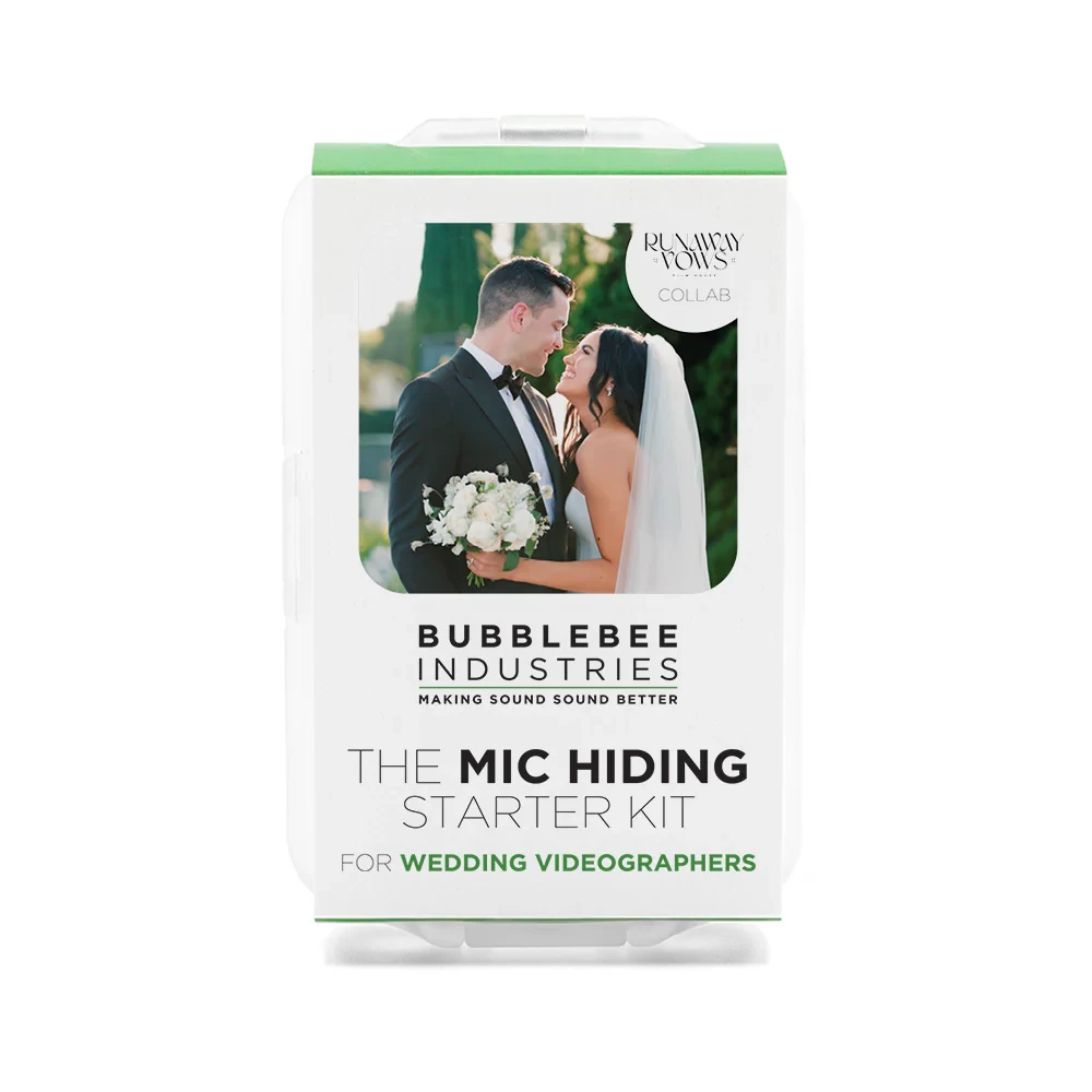 BUBBLEBEE The Mic Hiding Starter Kit for Wedding Videographers: Runaway Vows Collab