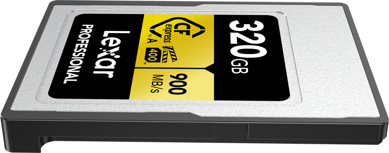 LEXAR CFexpress Pro Gold, VPG400, R900/W800 (Type A) 320GB