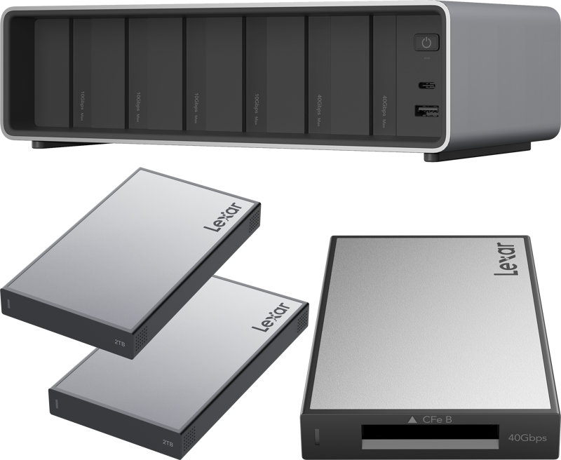 The Lexar Professional Workflow Bundle delivers the speed