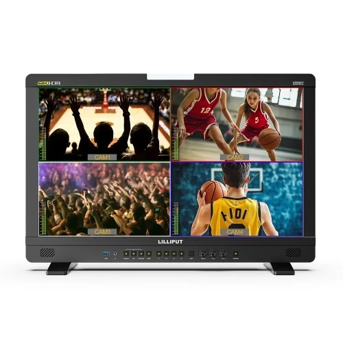 23.8" LILLIPUT UQ23 high brightness 12G-SDI HDMI2.1 monitor with protective case and 8K support