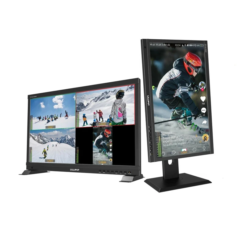 21.5" LILLIPUT PVM220S live stream quad split multiview monitor
