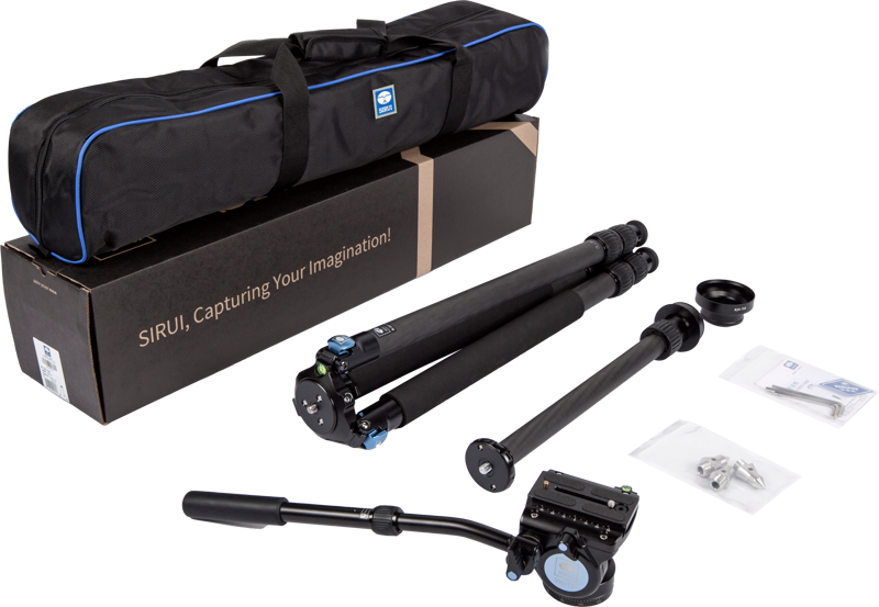 DSLR- and mirrorless cameras. The tripod also works great for and birdwatchers using spottingscopes with high requirements for stability