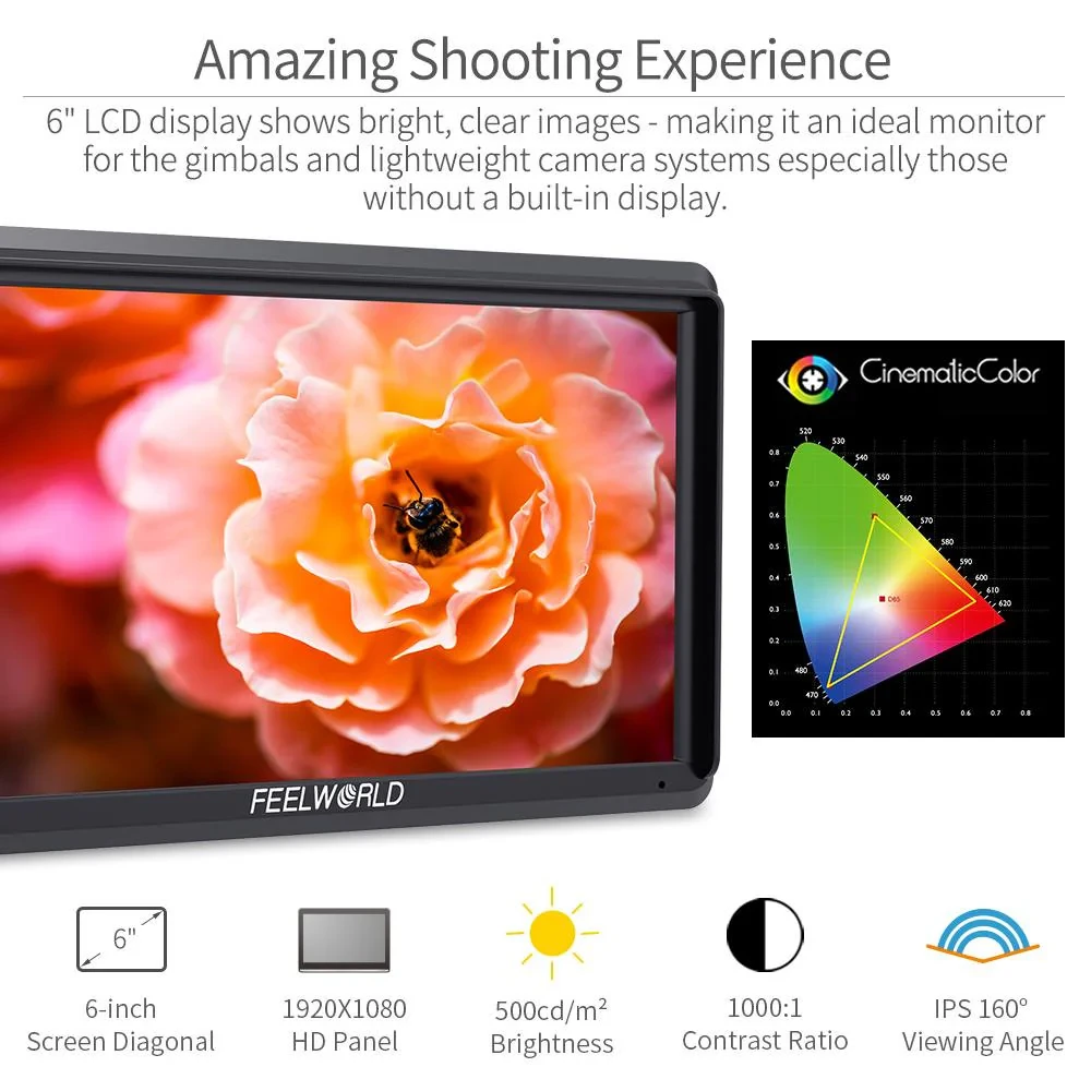 5.5" FEELWORLD Monitor S55 V3
