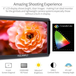 5.5" FEELWORLD Monitor S55 V3