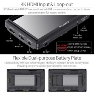 5.5" FEELWORLD Monitor S55 V3