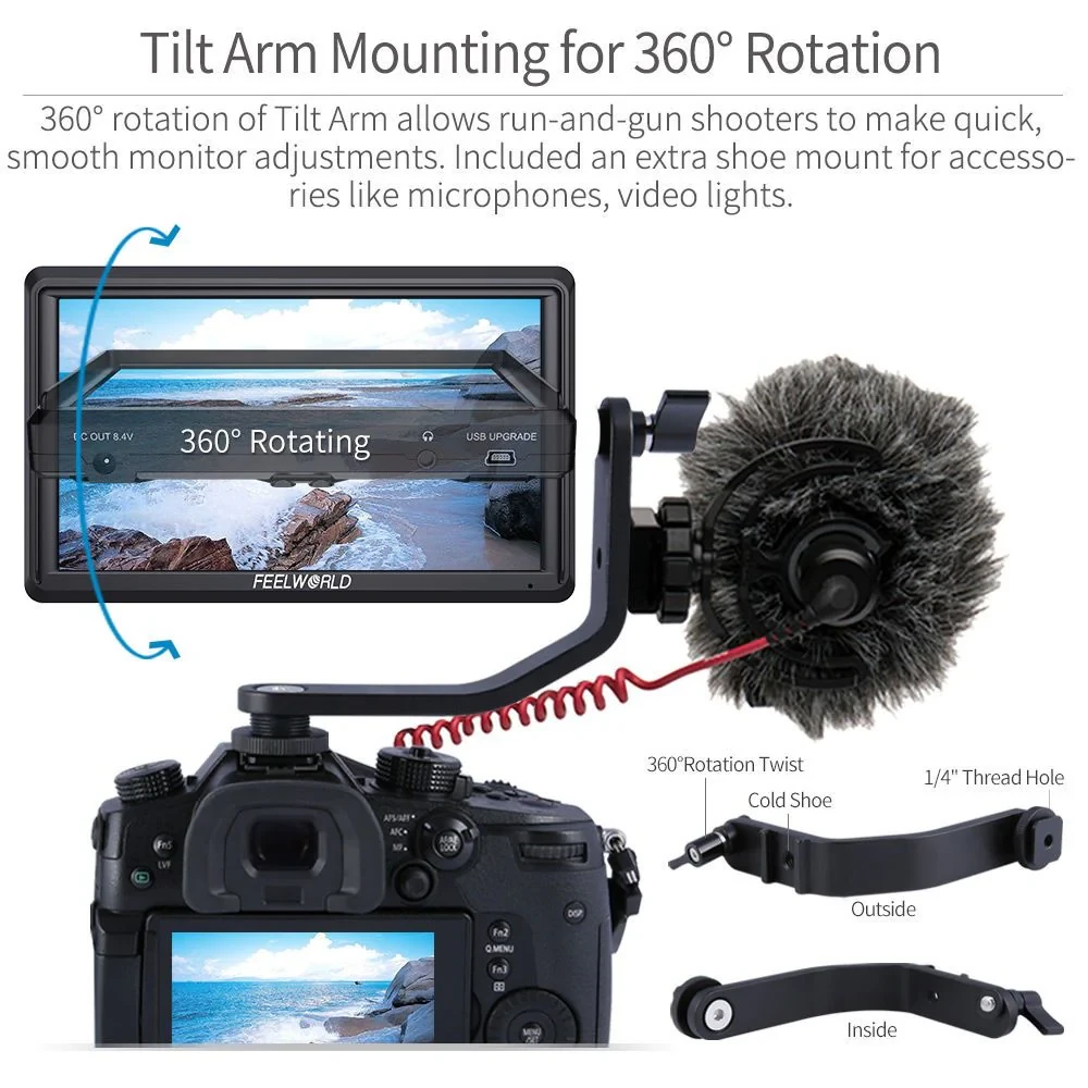 5.5" FEELWORLD Monitor S55 V3