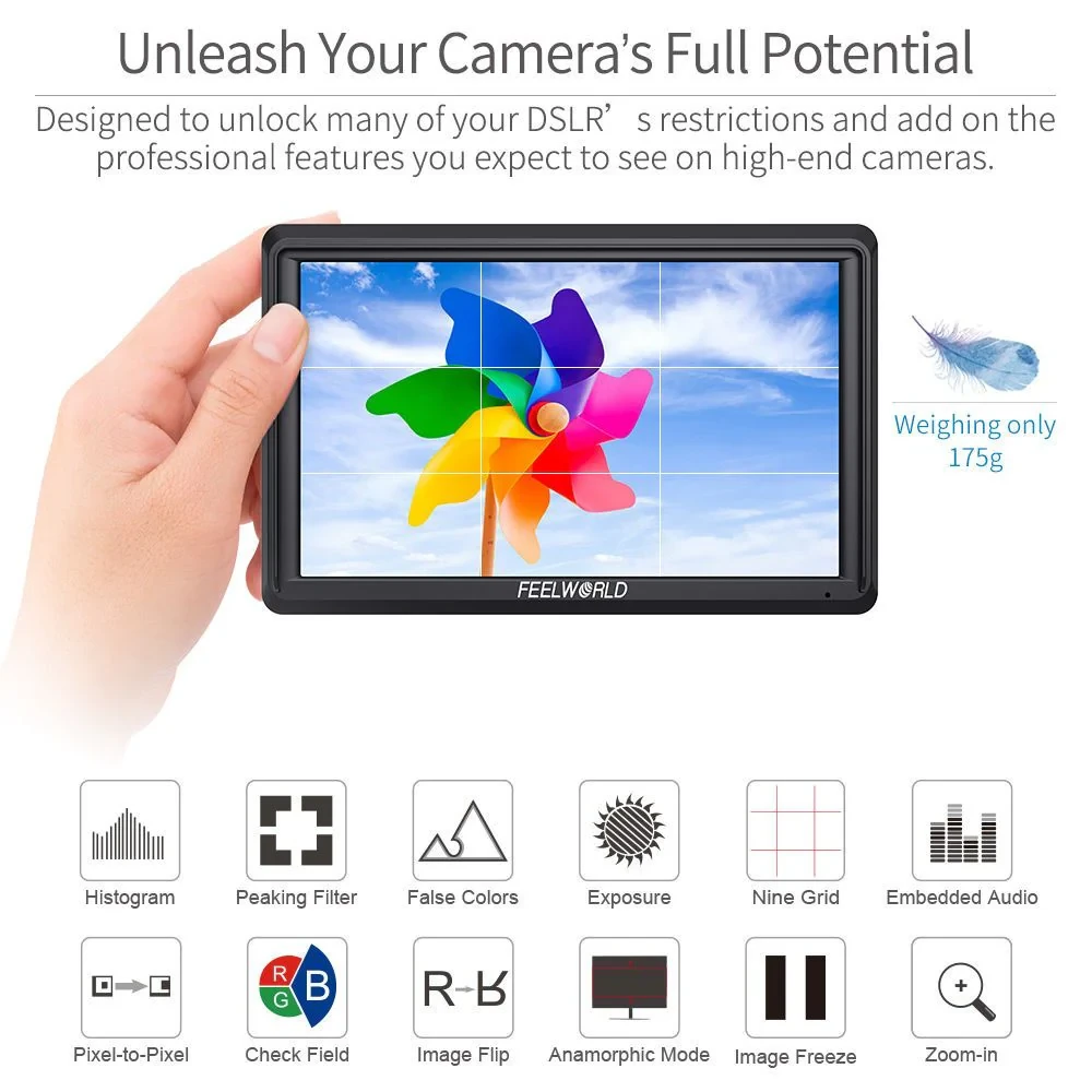 5.5" FEELWORLD Monitor S55 V3