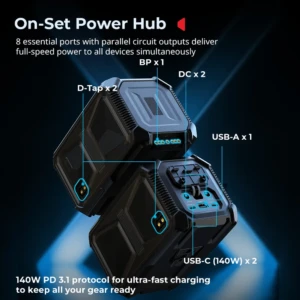 SMALLRIG 4985 X-Touch Smart Triple-Proof V-Mount Battery X221