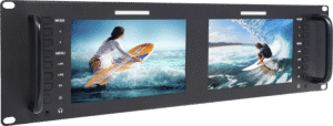 7" SEETEC D71-H Dual Monitor 3RU