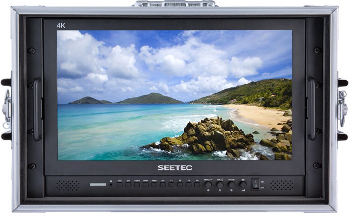 17.3" Carry-On Broadcast Director Monitor. Innovative high efficency design portable carry-on suitcase