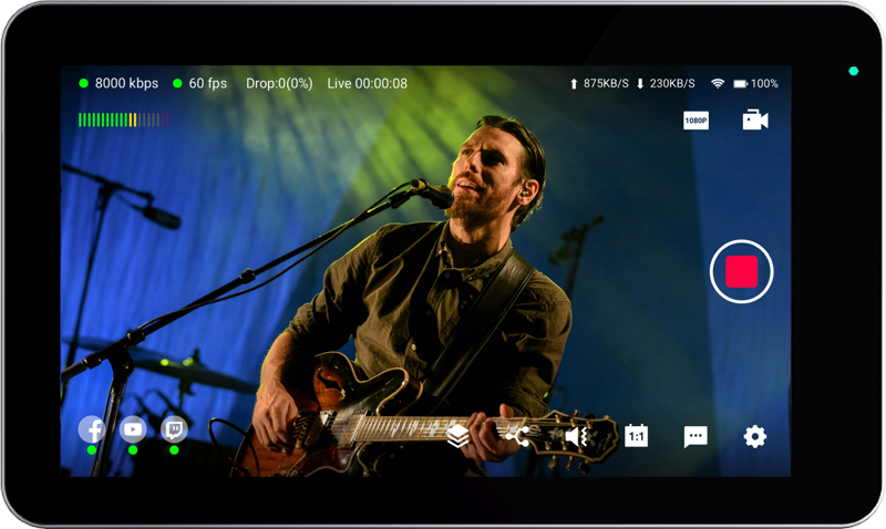 All-In-One Live Streaming Encoder &amp Touchscreen Control Monitor.